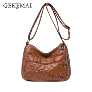 Soft Leather Ladies Shoulder Bag Women Messenger Bags High Quality