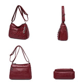Soft Leather Ladies Shoulder Bag Women Messenger Bags High Quality