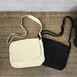 Solid High Canvas Women's Shoulder Bag Crossbody