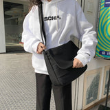 Solid High Canvas Women's Shoulder Bag Crossbody