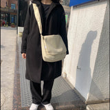 Solid High Canvas Women's Shoulder Bag Crossbody