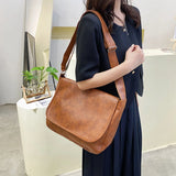 Solid Women's Shoulder Bags High Canvas Ladies Crossbody Bag