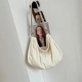Solid High Canvas Ladies Shoulder Bag Women Crossbody Bags