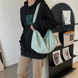 Solid High Canvas Ladies Shoulder Bag Women Crossbody Bags