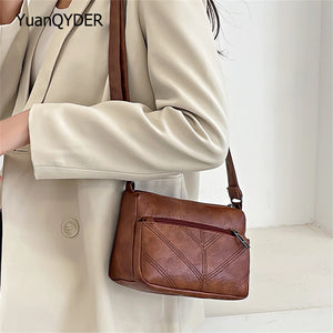 High Leather Ladies Shoulder Bag Mini Women Messenger Bags