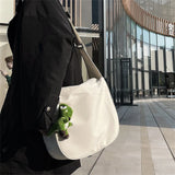 Solid High Nylon Ladies Shoulder Bag Pendant Women Messenger Bags