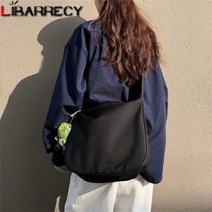 Solid High Nylon Ladies Shoulder Bag Pendant Women Messenger Bags