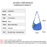 Solid High Nylon Ladies Shoulder Bag Pendant Women Messenger Bags