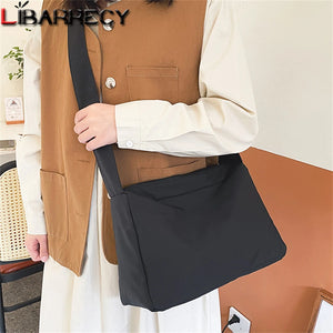 Nylon Women Messenger Bag Student School Bag