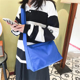 Nylon Women Messenger Bag Student School Bag