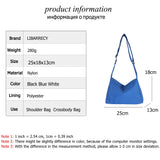 Nylon Women Messenger Bag Student School Bag