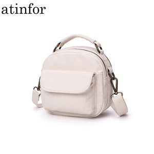 Eco Cotton Canvas Small Bag Women Shoulder Cross Body Handbags