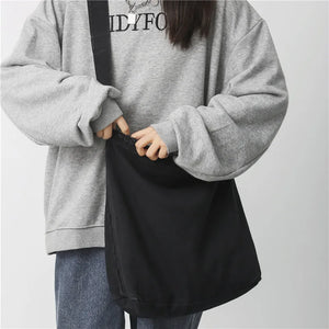 Solid Canvas Women's Crossbody Bag