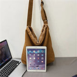 Solid Canvas Women's Crossbody Bag