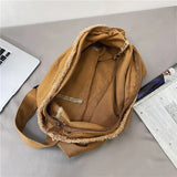 Solid Canvas Women's Crossbody Bag