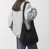 Solid Canvas Women's Crossbody Bag