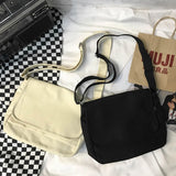 Solid Canvas Ladies Shoulder Bags for Women