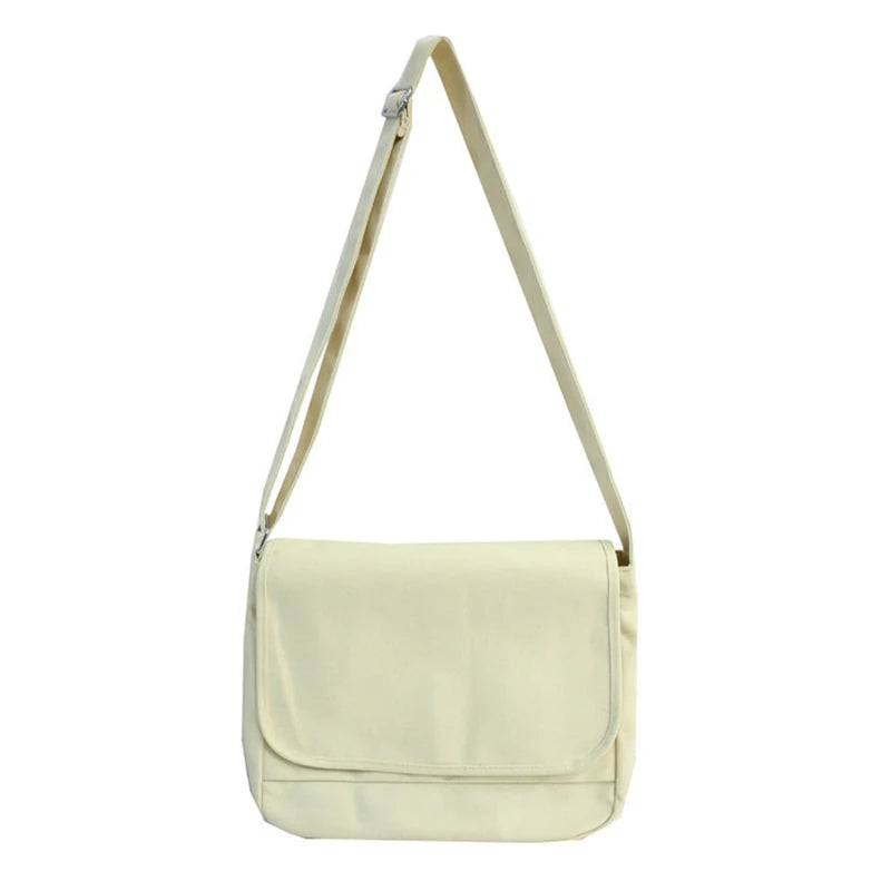 Solid Canvas Ladies Shoulder Bags for Women