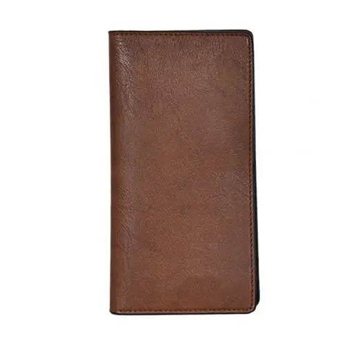 Men Multi-slot Faux Leather Bifold Clutch Purse Long Wallet