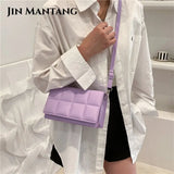 Small PU Leather Crossbody Bags for Women Solid Shoulder Handbags
