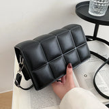 Small PU Leather Crossbody Bags for Women Solid Shoulder Handbags