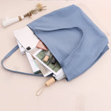 Japanese Large Capacity Armpit Bag Shoulder Bag Women's Canvas Tote