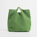 Stylish Knitting Women Shopper Tote Eco Cotton Satchel Large Capacity