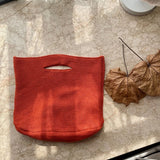 Stylish Knitting Women Shopper Tote Eco Cotton Satchel Large Capacity
