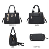 Solid Famous Bags Women Leather Handbags Newest Wallet Ladies Purse Shoulder Bag