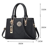 Solid Famous Bags Women Leather Handbags Newest Wallet Ladies Purse Shoulder Bag