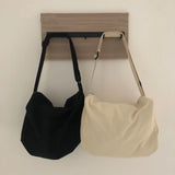 Canvas Shoulder Bag Large Capacity Eco Friendly Women Messenger Purse