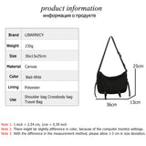 Ladies Canvas Shoulder Bag High Quality Women's Messenger Bag Travel Bag