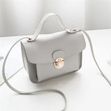Solid Leather Crossbody Bags For Women Travel Handbag Shoulder Bag