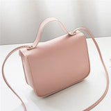 Solid Leather Crossbody Bags For Women Travel Handbag Shoulder Bag