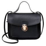 Solid Leather Crossbody Bags For Women Travel Handbag Shoulder Bag
