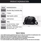 Solid Leather Crossbody Bag Women Shoulder Bag High Travel Bolsa