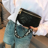 Heart Decor Women Waist Bag Crossbody Shoulder Bag