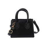 Solid Mini Crossbody Shoulder Bag for Women