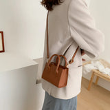 Solid Mini Crossbody Shoulder Bag for Women