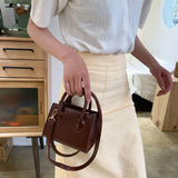 Solid Mini Crossbody Shoulder Bag for Women