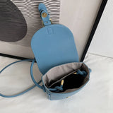 Solid Leather Women's Shoulder Bag Crossbody Cell Phone Bags