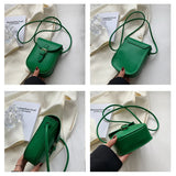 Solid Leather Women's Shoulder Bag Crossbody Cell Phone Bags