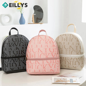 Mini Backpack for Teen Girls Women PU Leather Small Capacity Female