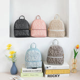 Mini Backpack for Teen Girls Women PU Leather Small Capacity Female