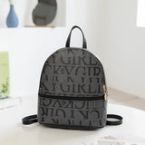 Mini Backpack for Teen Girls Women PU Leather Small Capacity Female