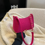 Green Mini Shoulder Purse Underarm Bag Women Handbag Pouch
