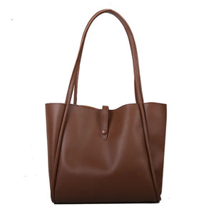 Large Capacity Tote Bag Women's Shoulder Handbag Gray