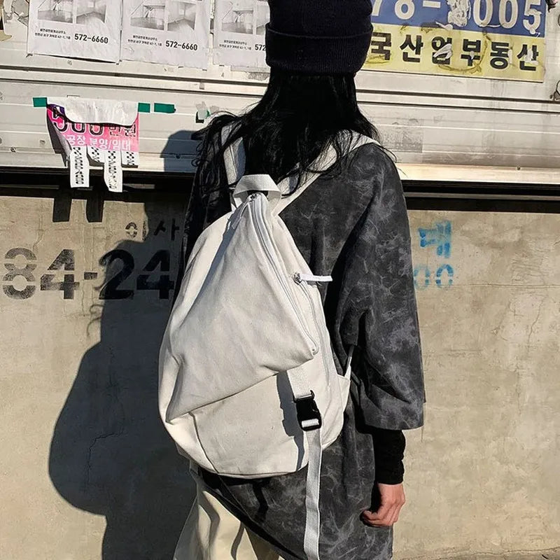 Canvas Backpack Women Multifunctional Bag School Bag For Travel