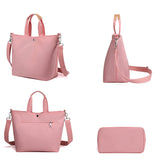 Solid Nylon Women's Shoulder Bag Multifunctional