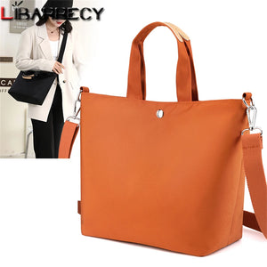 Solid Nylon Women's Shoulder Bag Multifunctional